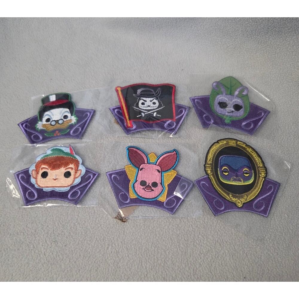 Lot 6 NEW Funko Disney Treasures PATCHES Piglet Donald Peter Pirate